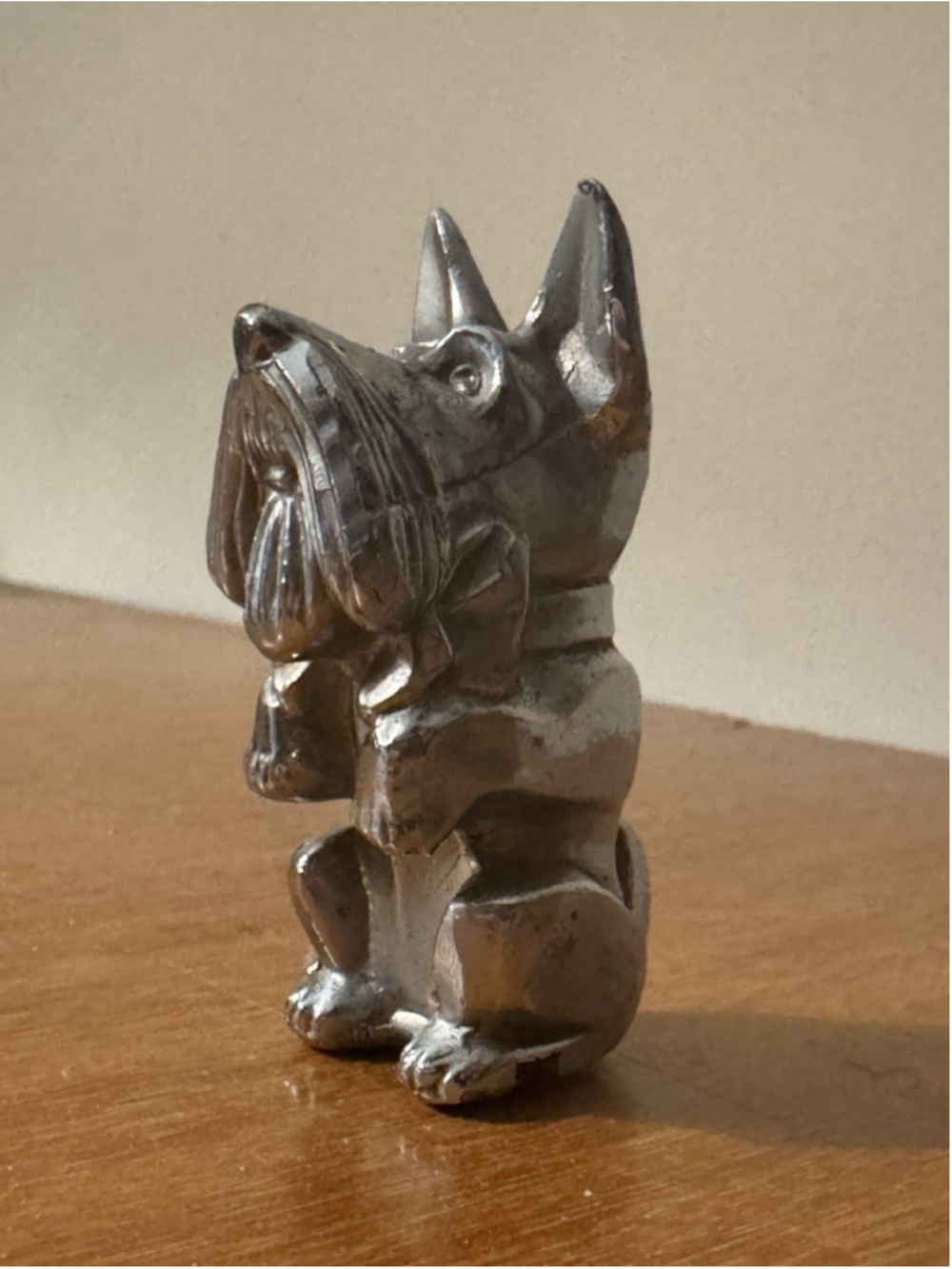 Antique Scottish Terrier Metal Figurine 2” Vintage Scottie Dog Spelter Piece - Picture 2 of 5